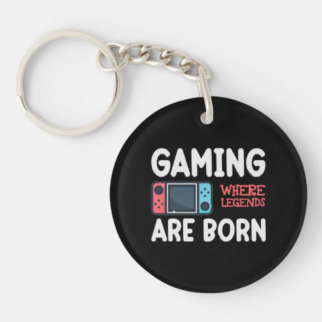 Porte-clefs jeu où les légendes naissent (Devant)