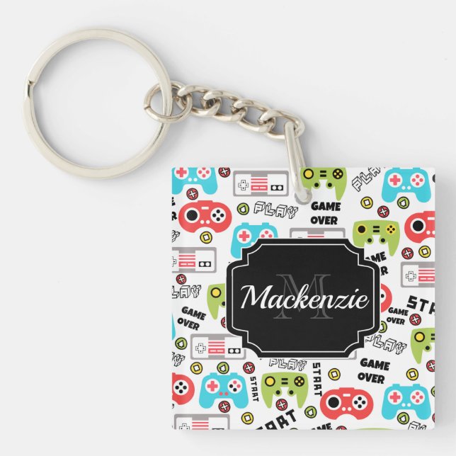Porte-clefs Jeu vidéo Retro (Devant)