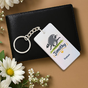 Porte-clefs Jimothy Raton Laveur Viral Drôle Trash Panda Faune
