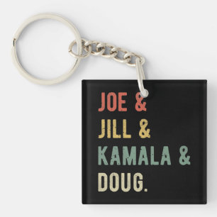 Porte-clefs Joe & Jill & Kamala & Doug I