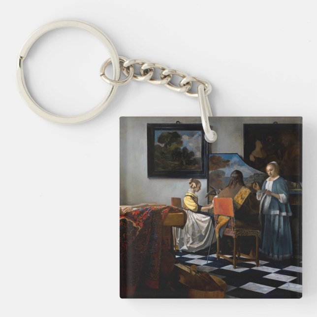 Porte-clefs Johannes Vermeer - Le Concert (Devant)