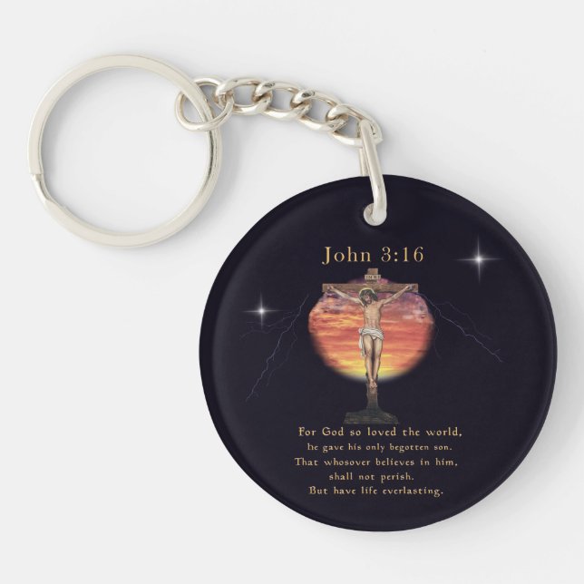 Porte-clefs John 3:166 (Devant)