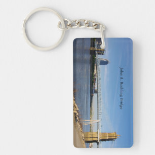 Porte-clefs John A. porte - clé acrylique du pont Roebling