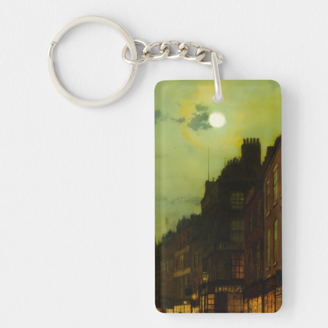 Porte-clefs John Atkinson Grimshaw Quais de Glasgow (Devant)