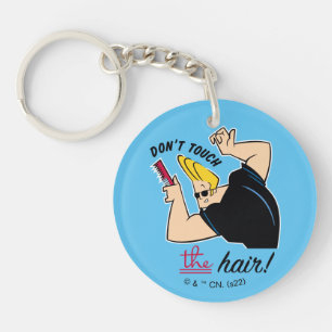 Porte-clefs Johnny Bravo Comb - Ne touchez pas les cheveux!
