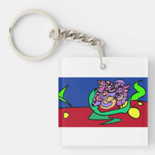 Porte-clefs Joie de poisson combattant