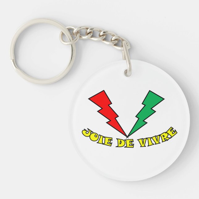 Porte-clefs Joie de vivre (Devant)