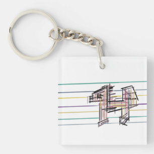 Porte-clefs Joie d'été loup