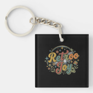 Porte-clefs Joie Rétro – T-Shirt Graphique Inspiré du Vintage