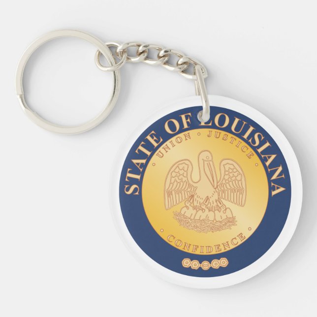 Porte-clefs Joint d'état de la Louisiane - (Devant)