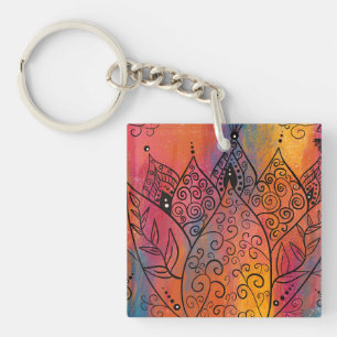 Porte-clefs Joli Art Floral