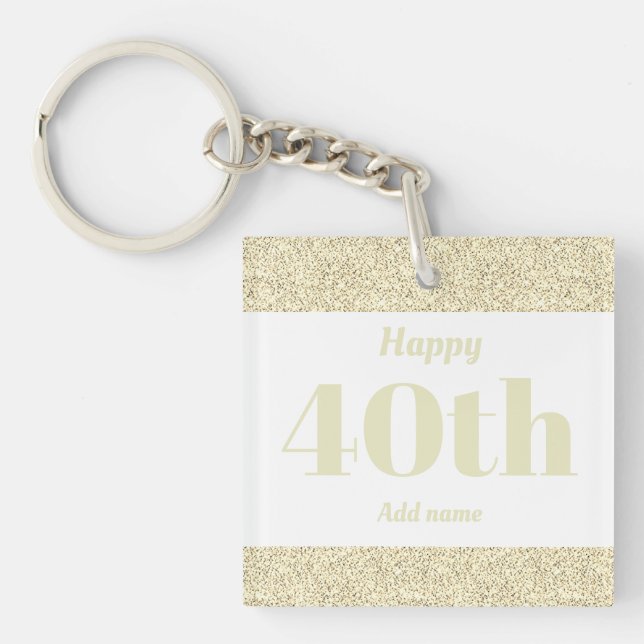 Porte-clefs joli cadeau d'anniversaire personnalisé porte - cl (Devant)
