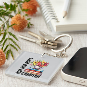 Porte-clefs Joli chapitre livre amoureux mot art