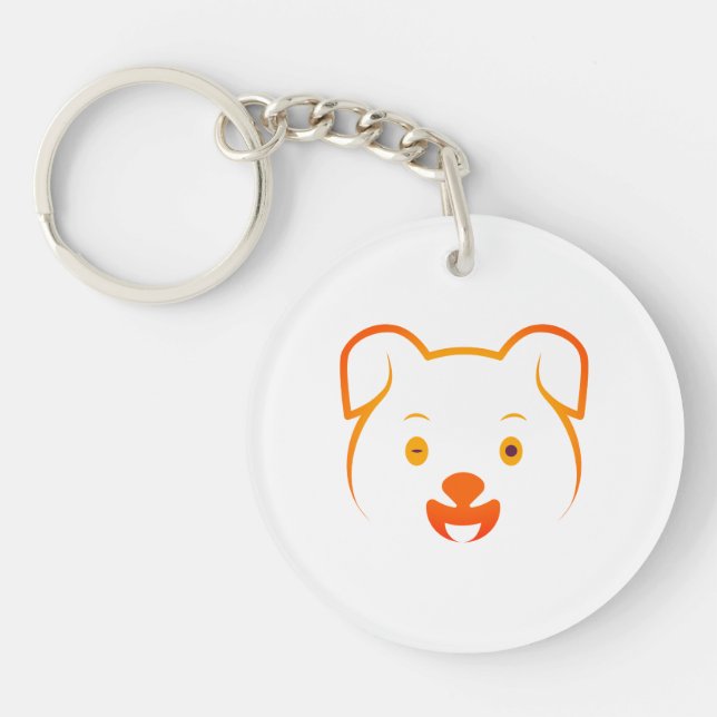 Porte-clefs Joli chiot (Devant)