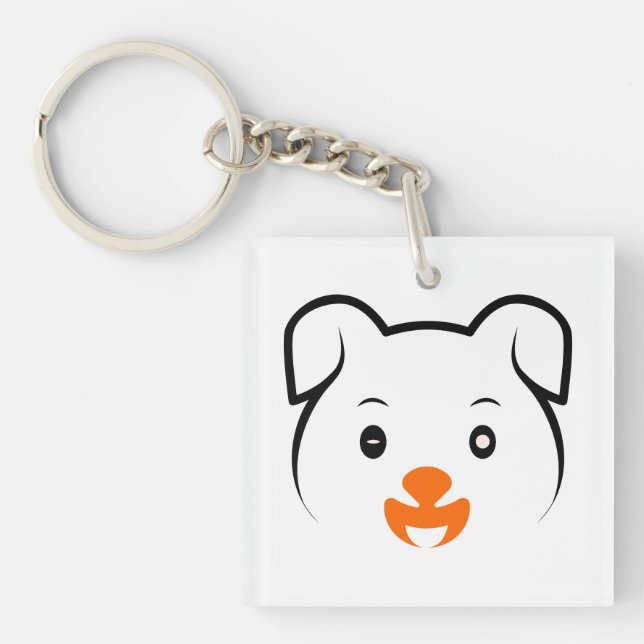 Porte-clefs Joli chiot (Devant)