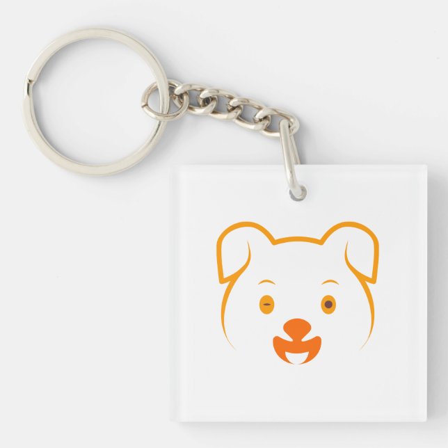 Porte-clefs Joli chiot (Devant)