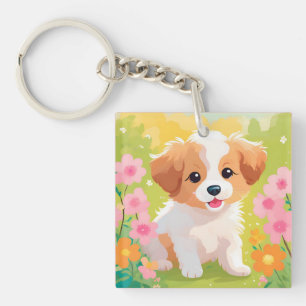Porte-clefs Joli chiot
