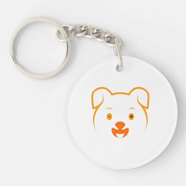 Porte-clefs Joli chiot (Devant)