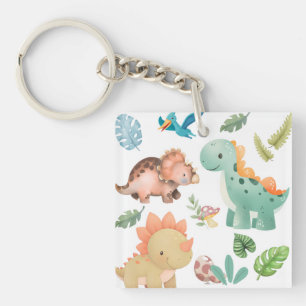 Porte-clefs Joli Dinosaure 