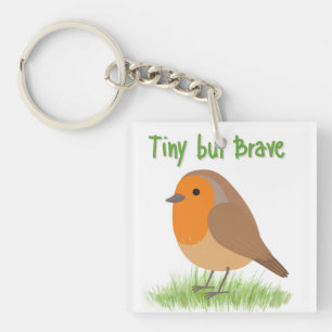 Porte-clefs Joli Magnet Oiseau Robin