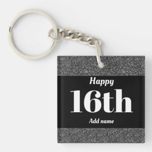 Porte-clefs joli porte - clé personnalisé 16ème de cadeau