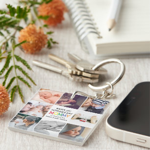 Porte-clefs Joli premier jour de la fête des mères maman   Pho