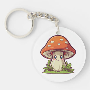 Porte-clefs Joli style kawaii, Cueillette de champignons