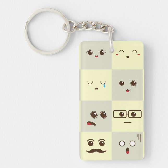 Porte-clefs Joli visage (Devant)