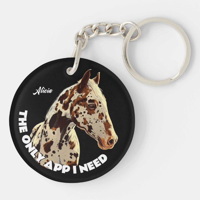 Porte-clefs Jolie Appaloosa (Dos)