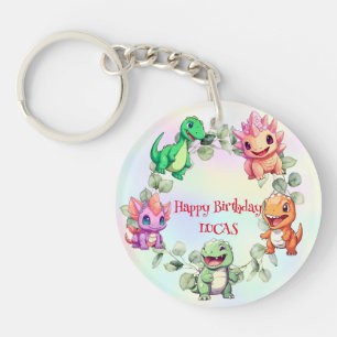 Porte-clefs Jolie dinosaure jungle École enfant fête d'anniver