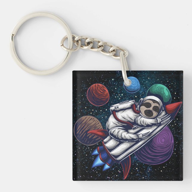 Porte-clefs Jolie fente d'espace (Devant)