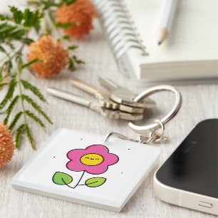 Porte-clefs Jolie fleur