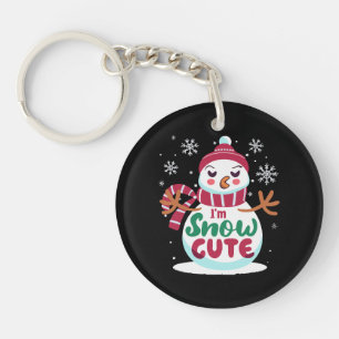 Porte-clefs Jolie neige ! Embrassez le charme hivernal de Noël