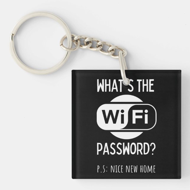 Porte-clefs jolie nouvelle maison (Devant)
