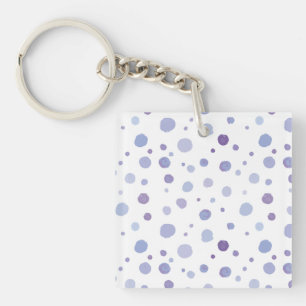 Porte-clefs Jolie œuvre d'art pointillée aux coups de pinceau