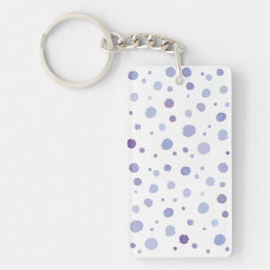 Porte-clefs Jolie œuvre d'art pointillée aux coups de pinceau