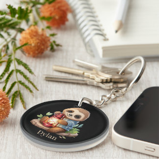 Porte-clefs Jolie paresse camping ajouter nom