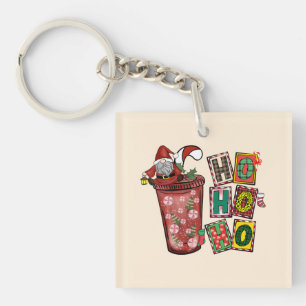 Porte-clefs Jolie Scandinave Santa Claus Gnome - Coupe de Noël