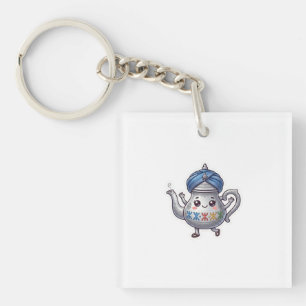 Porte-clefs Jolie théière berbère marocaine Kawaii avec Touare