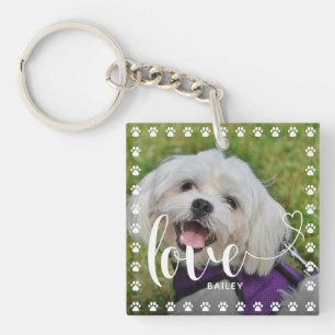Porte-clefs Jolie Valentines de la journée Animaux de compagni