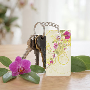 Porte-clefs Jolies Fleurs