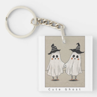 Porte-clefs Jolis amis fantômes Halloween | Fantômes Kawaii