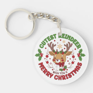 Porte-clefs Jolis rennes vous souhaitent un joyeux Noël