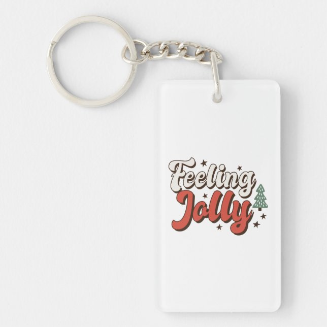 Porte-clefs Jolly cadeau de Noël (Devant)