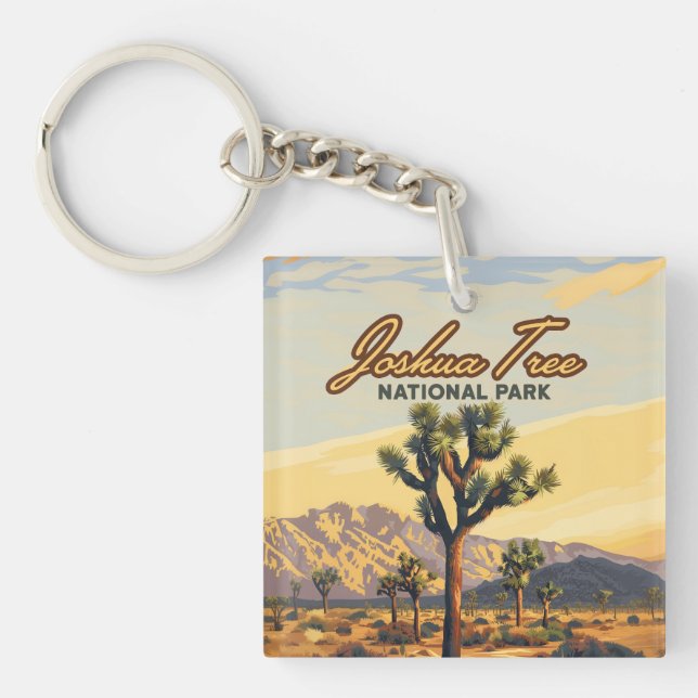 Porte-clefs Joshua Tree National Park California Desert (Devant)