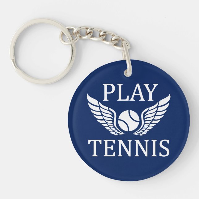 Porte-clefs Jouer au tennis (Devant)