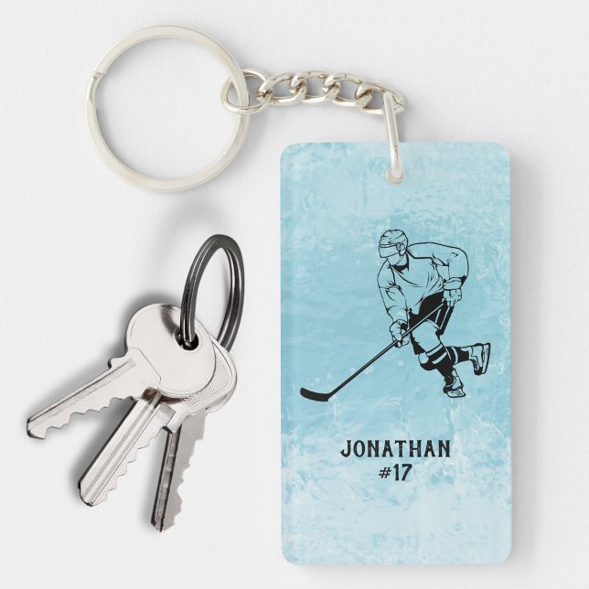 Porte-clefs Joueur de l'équipe de hockey sur glace (Créateur téléchargé)