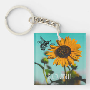 Porte-clefs Joueur de tennis Bumblebee avec tournesol