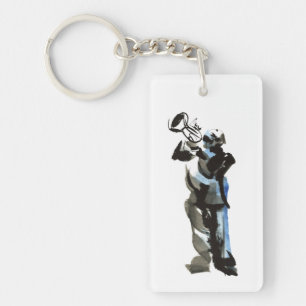 Porte-clefs Joueur de trompette
