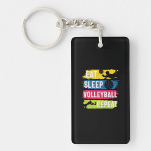 Porte-clefs Joueur de Volleyball   Manger Dormir Volleyball Ré